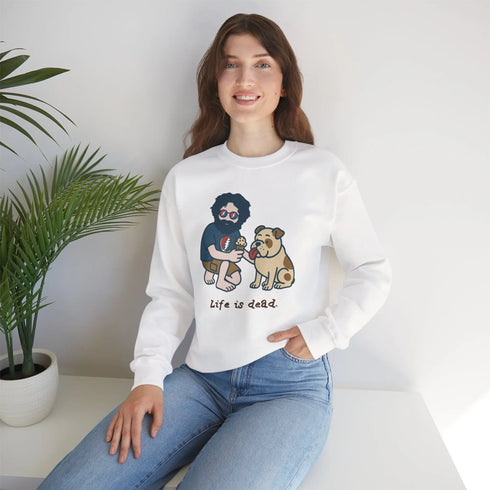 Grateful Dead - Jerry and Frank Are Sharin' | Life is dead. Crewneck Sweatshirt - StealieShop